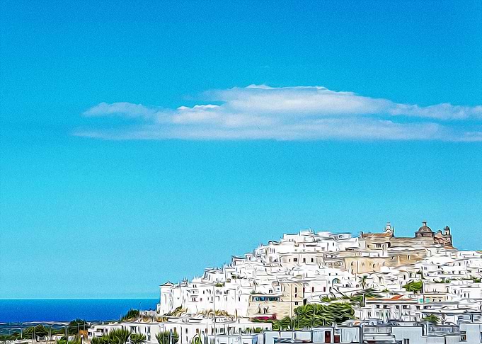 White village of Ostuni
