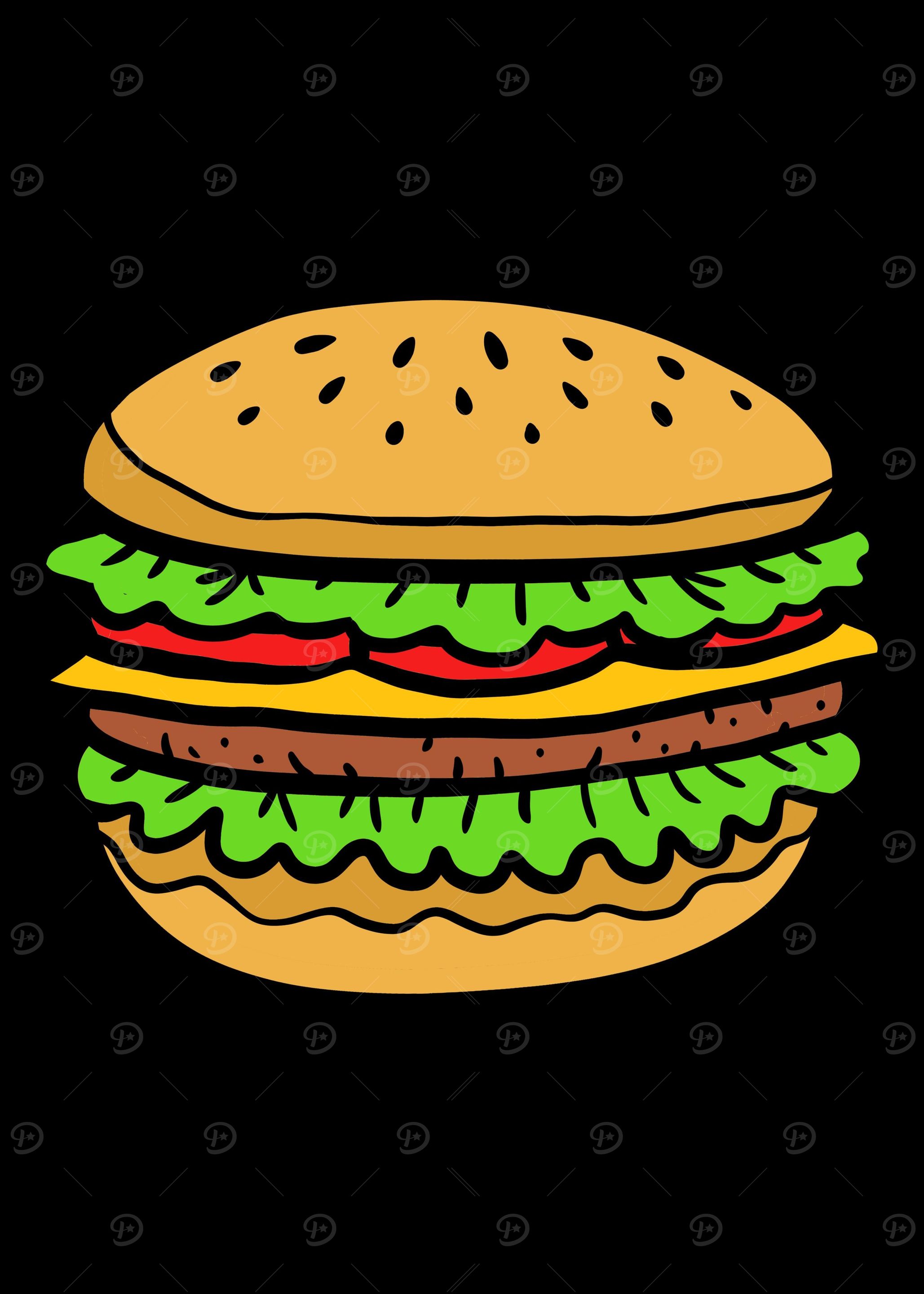 Hamburger Fast Food Foodie