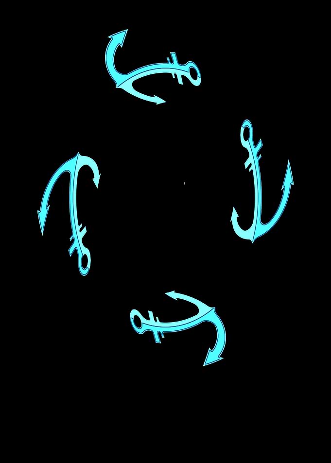 Beautiful sailing anchor