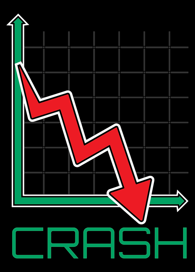Stock Market Shares Crash