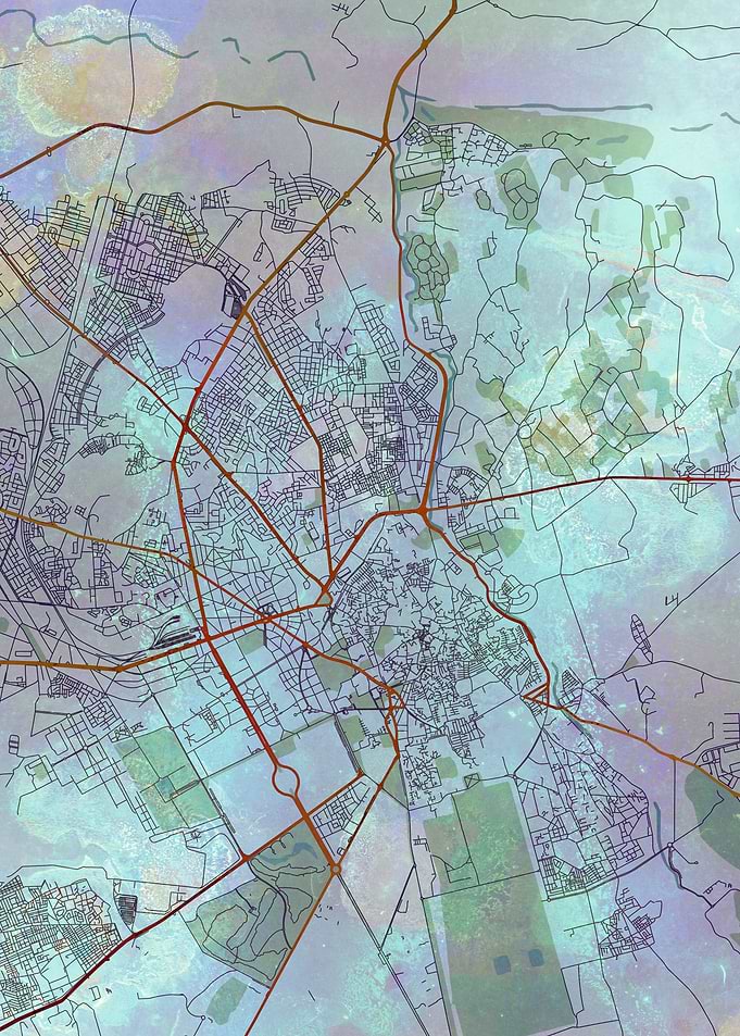 Marrakech Street Map