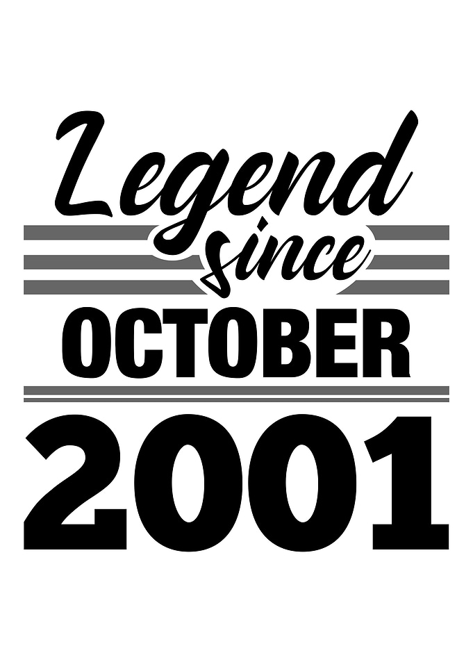 Legend Since October 2001