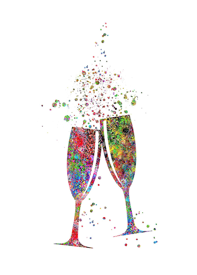 Glass of champagne