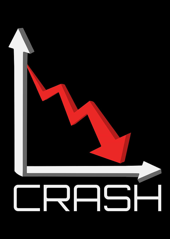 Stock Market Shares Crash