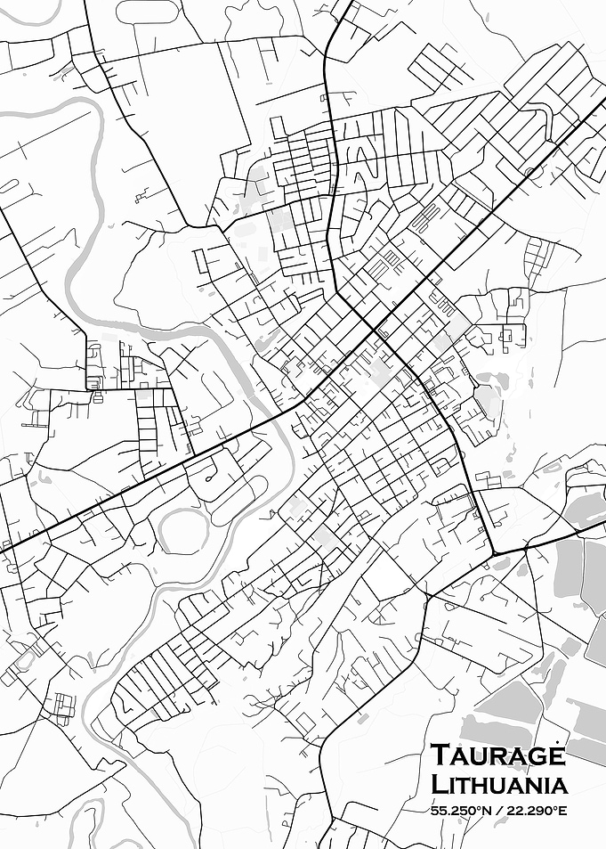 Taurage White Map