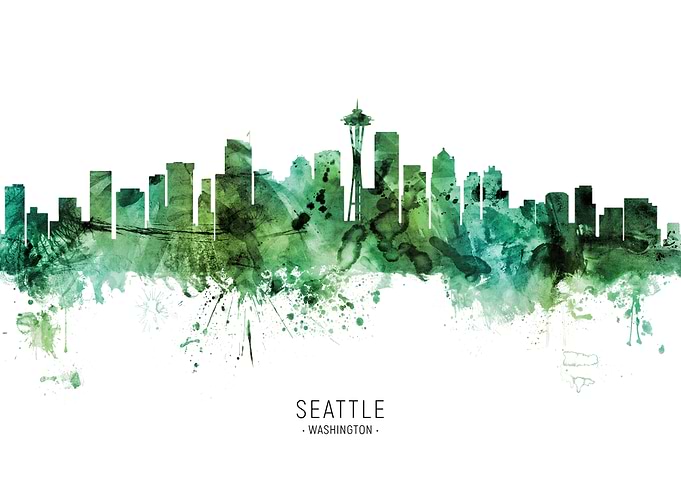 Seattle Skyline Washington