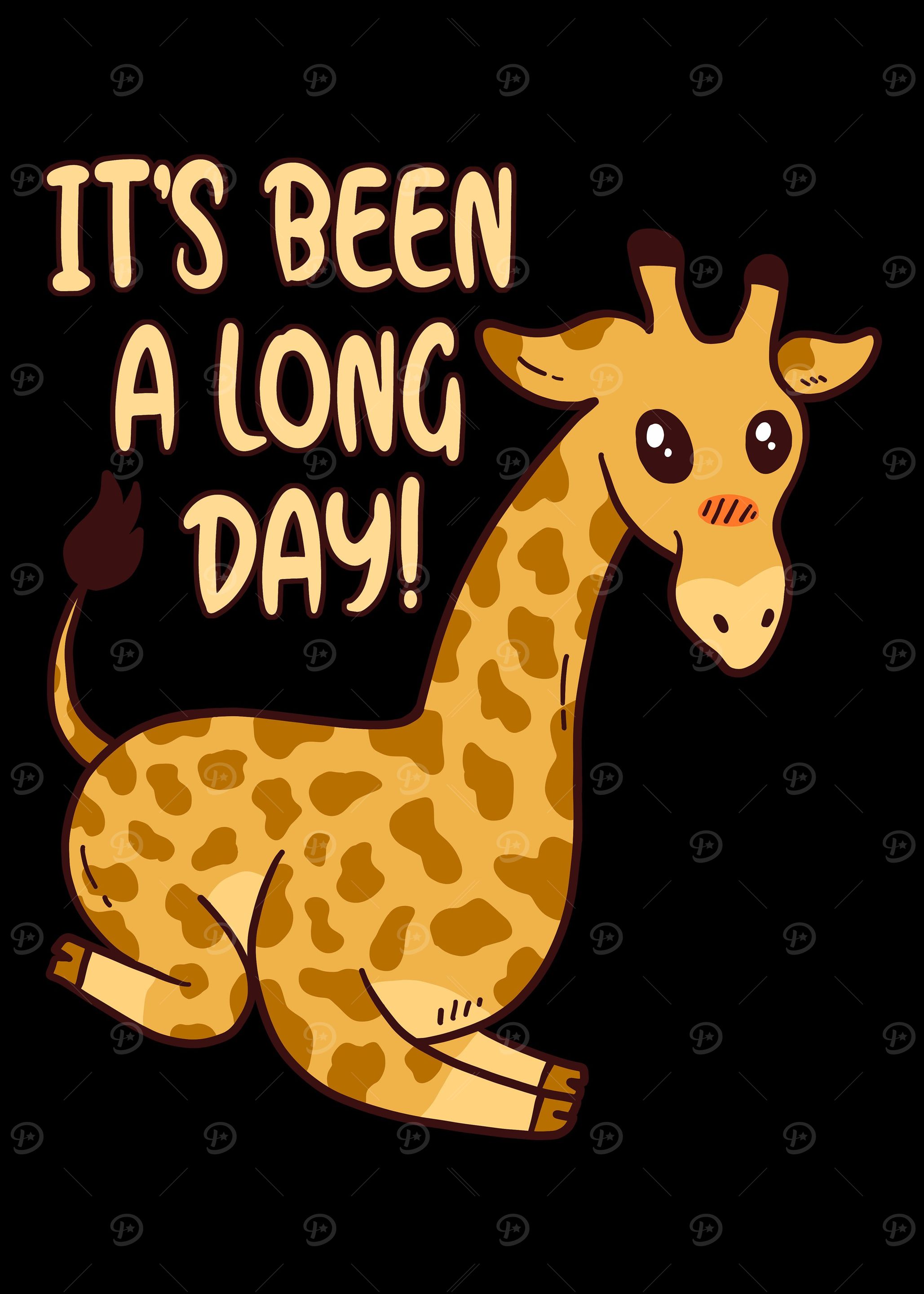 Been A Long Day Giraffe
