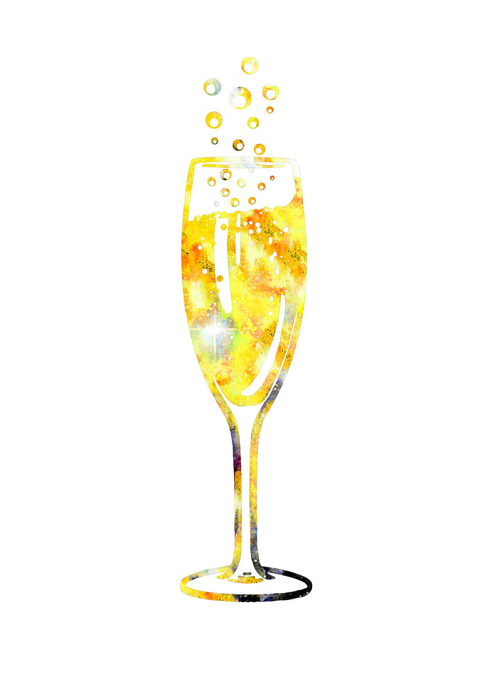 Glass of champagne