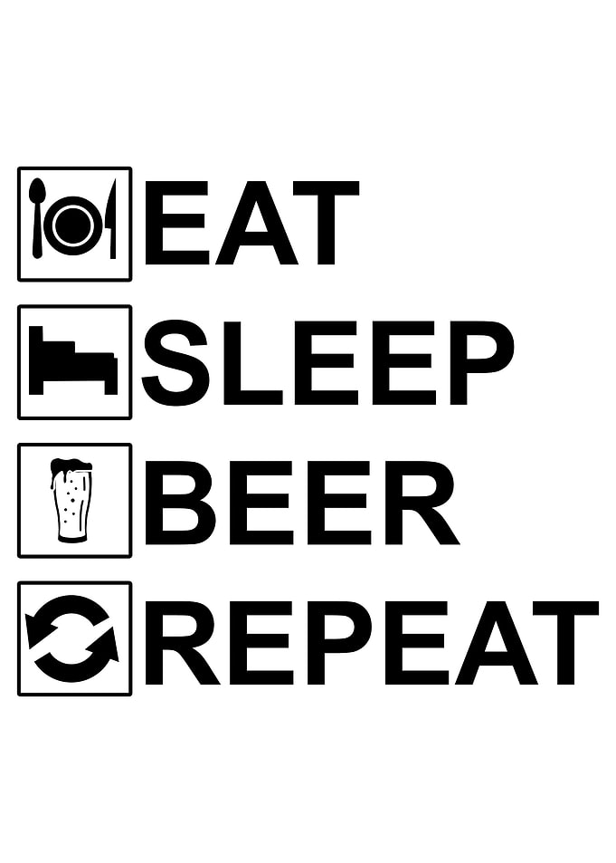 Eat Sleap Beer Repeat