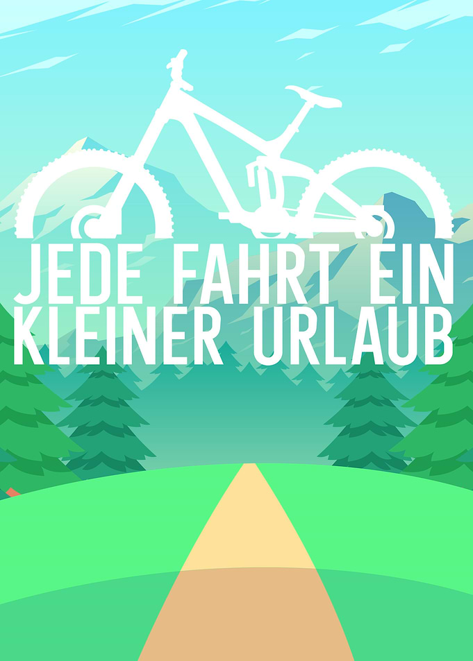 Jede Fahrt Urlaub MTB