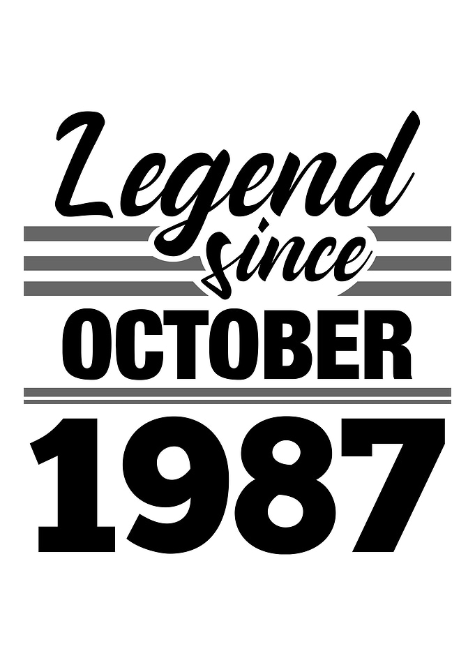 Legend Since October 1987