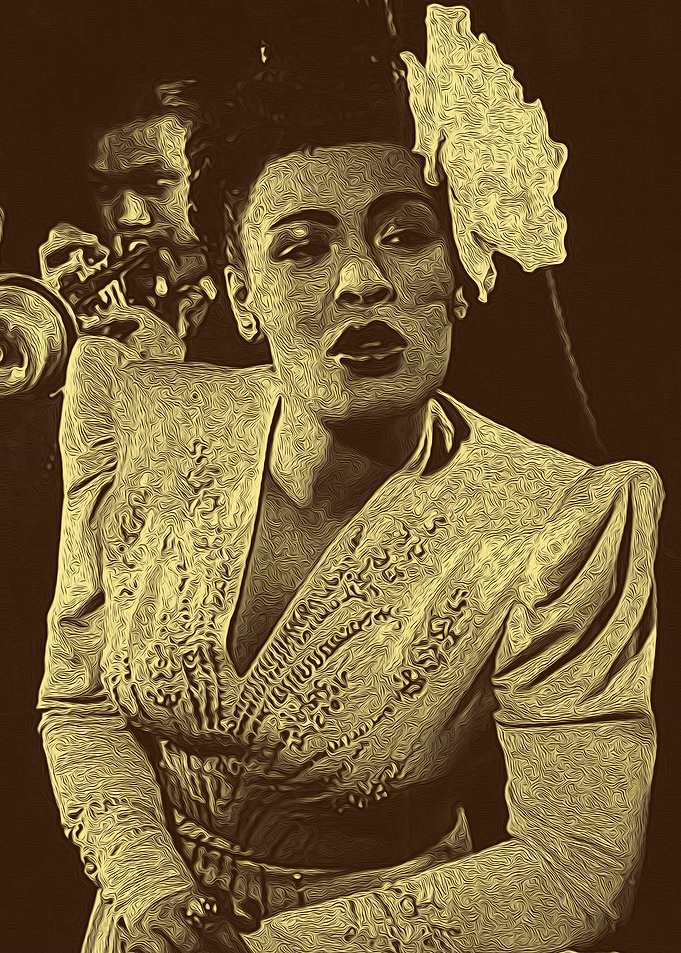 Billie Holiday Vintage 8