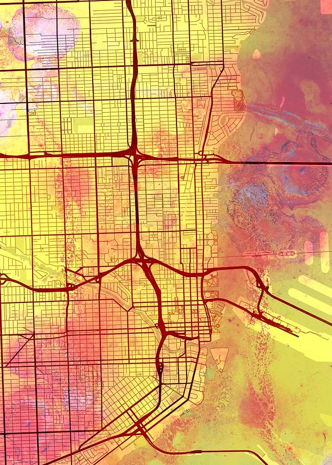 Miami Street Map