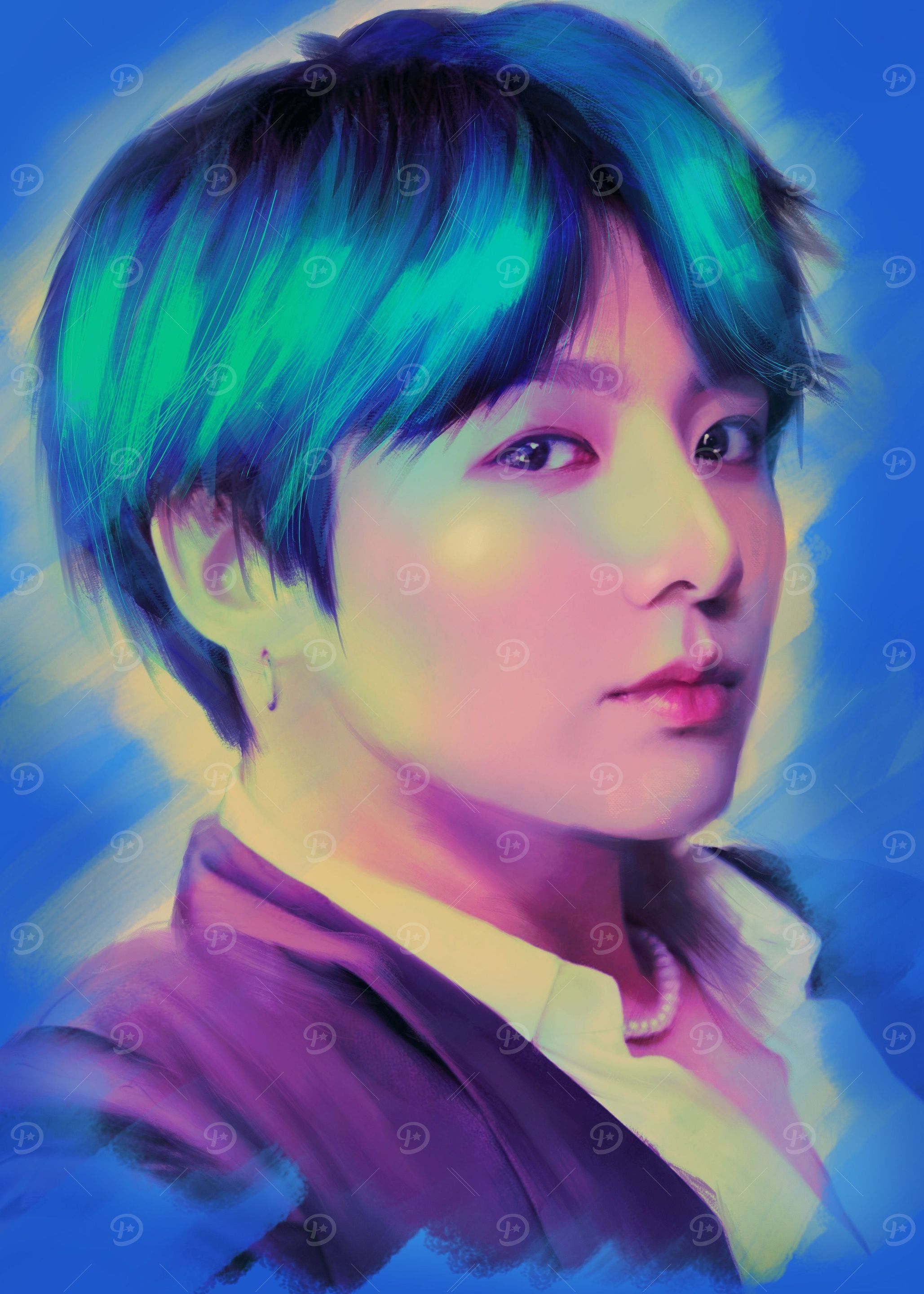 BTS JUNGKOOK PAINTING