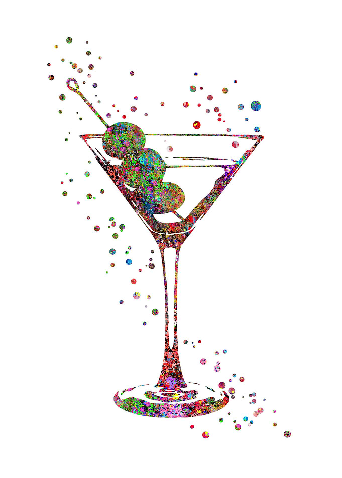 Glass of Martini