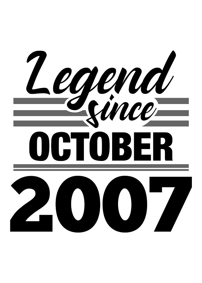 Legend Since October 2007