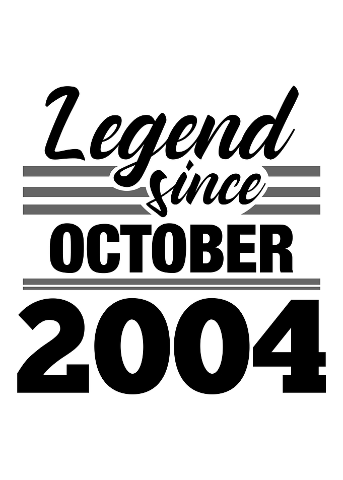 Legend Since October 2004