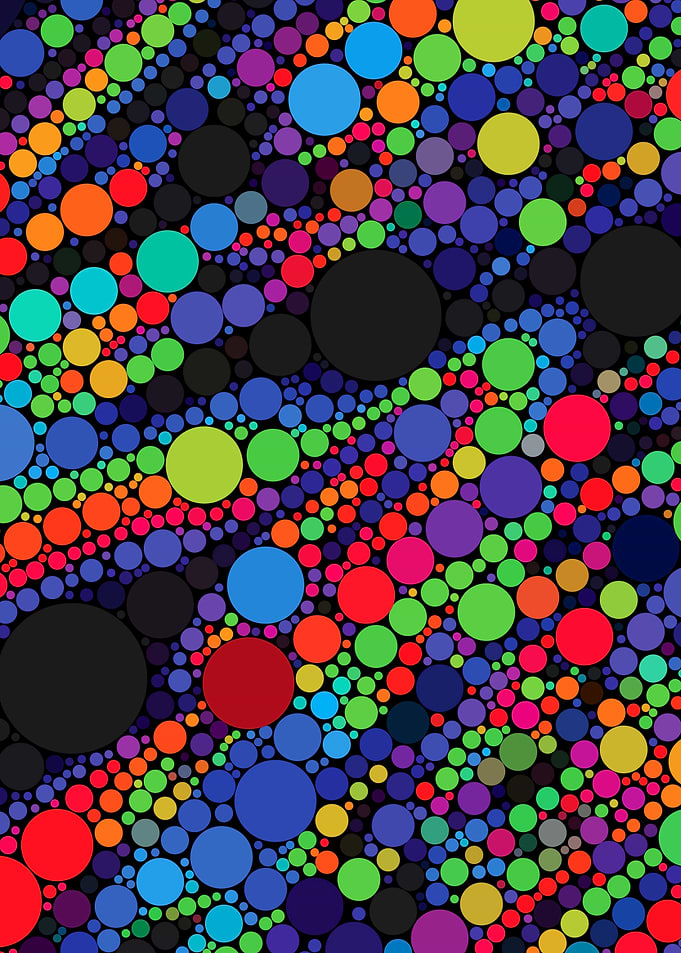 Colorful Minimal Circles