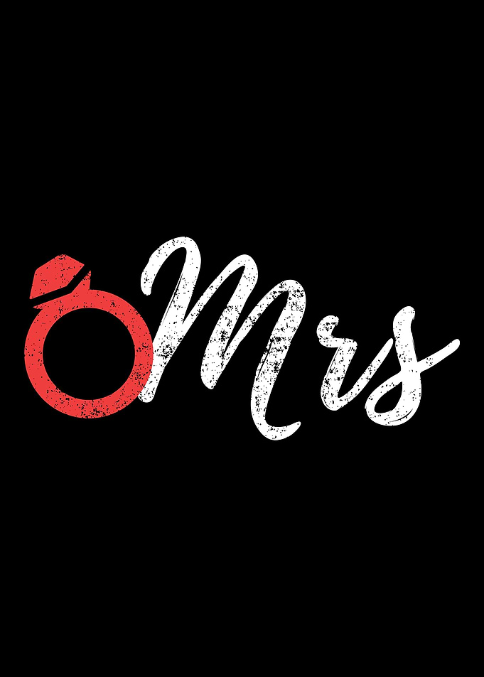 Mrs Ehefrau Ring Hochzeit