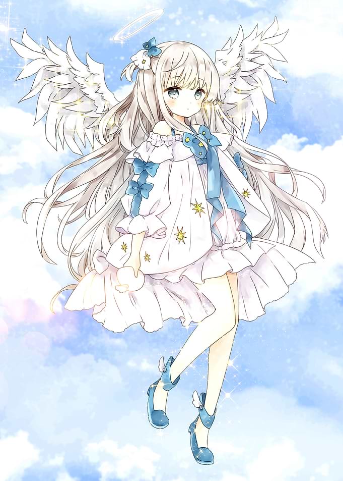Anime Girls Angels Cute
