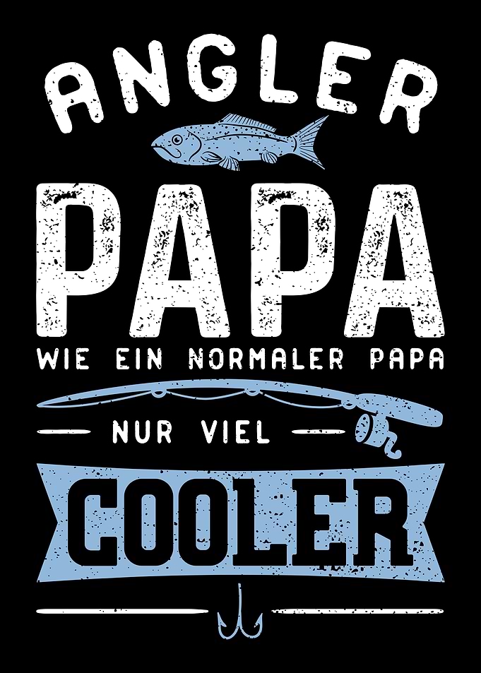 Angler Papa Wie Ein Normal