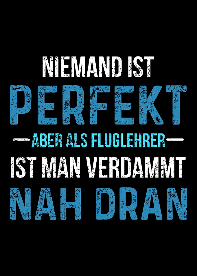 Niemand Perfekt Fluglehrer
