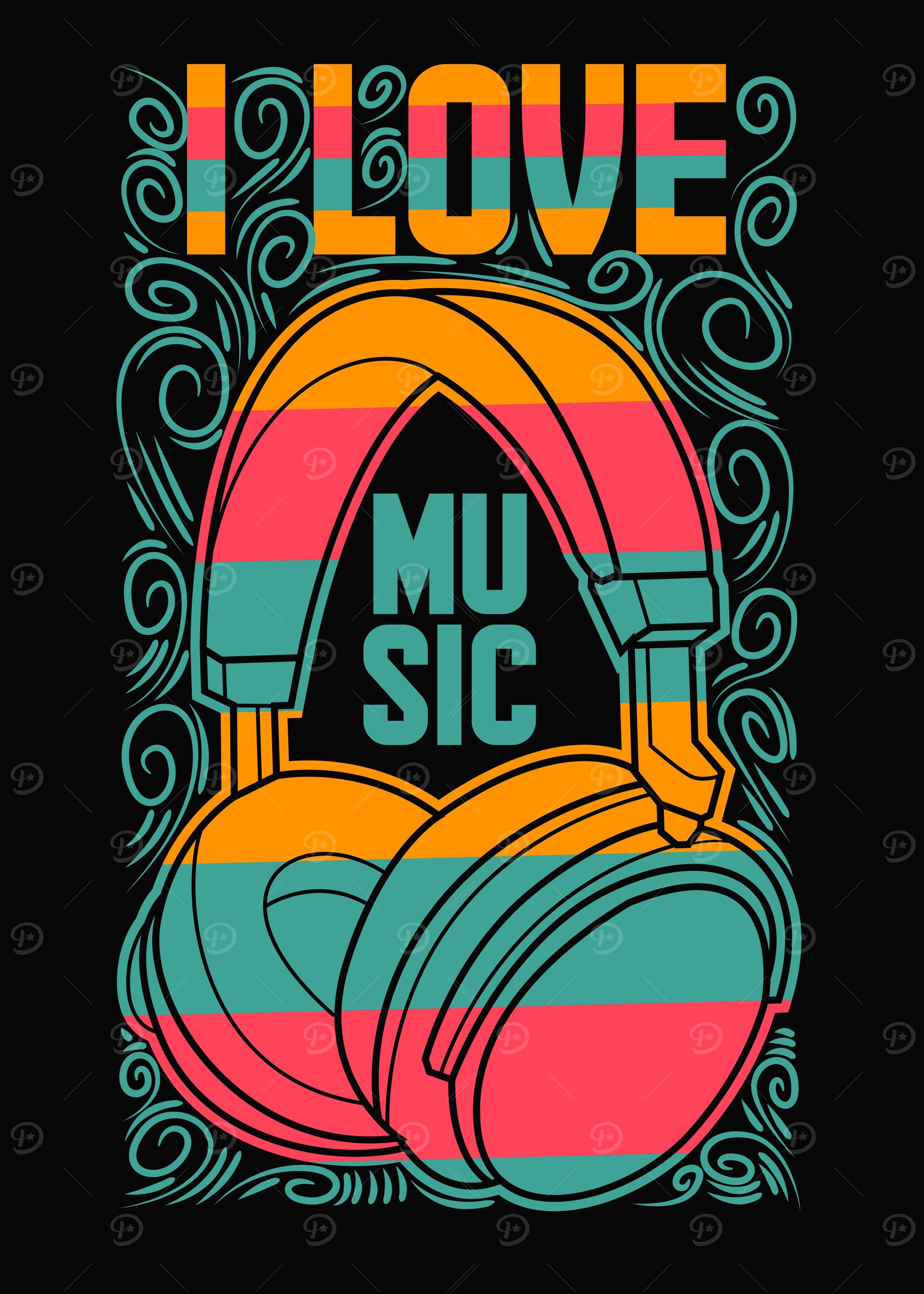 I love music headphones