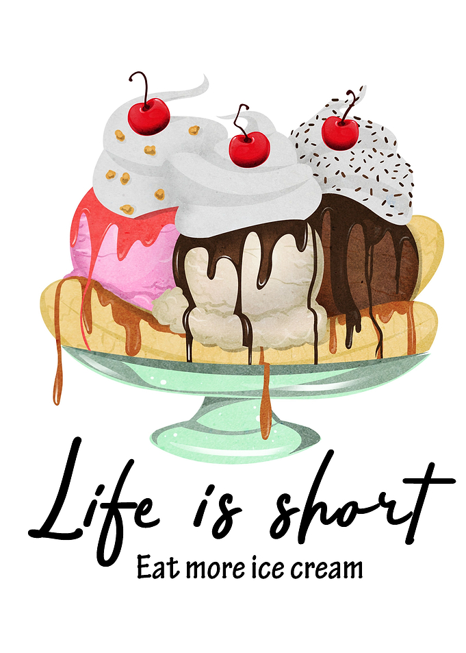 Eat more ice cream