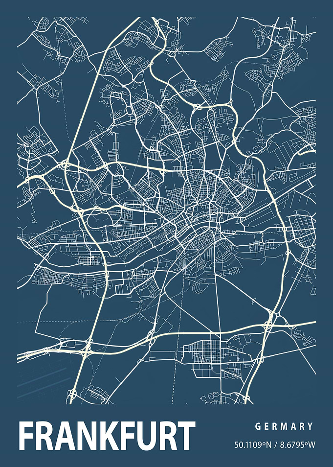 Frankfurt Blueprint Street