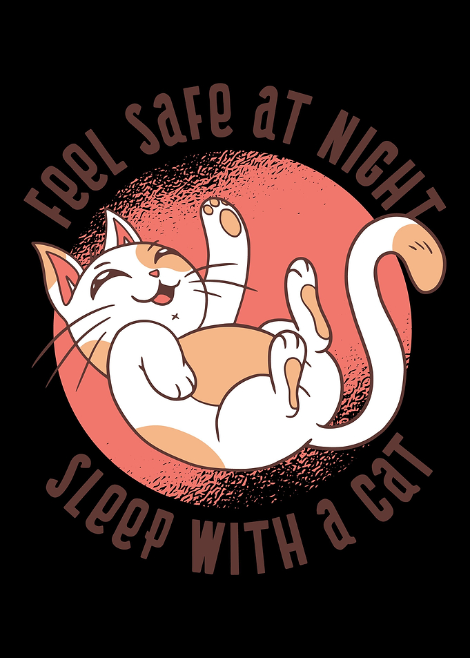 Sleep with a cat