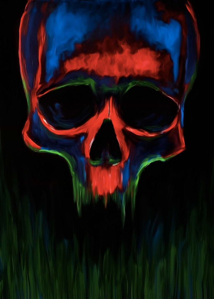 Colourful Skull