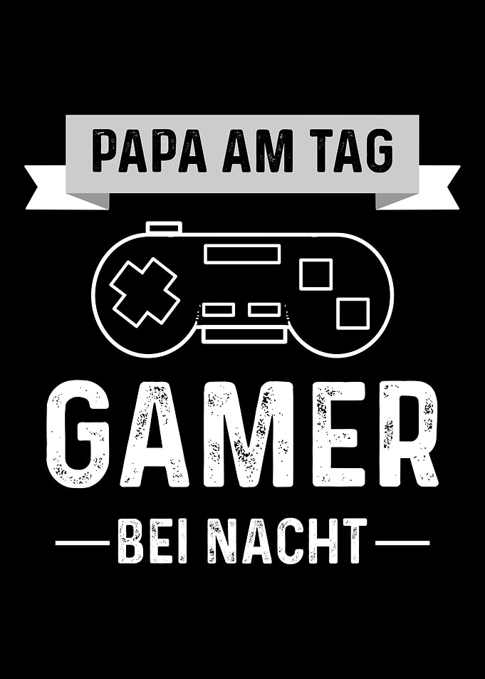 Gaming Papa Tag Gamer Nach