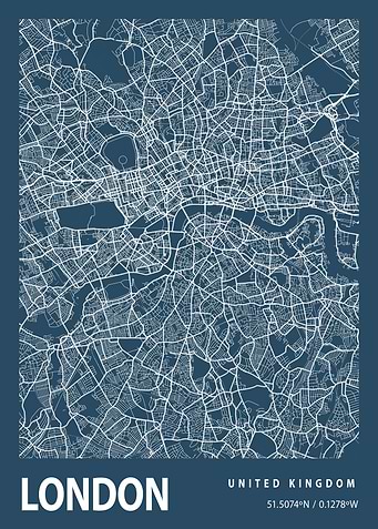 London Blueprint StreetMap