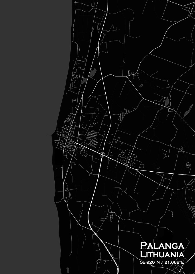 Palanga Black Map