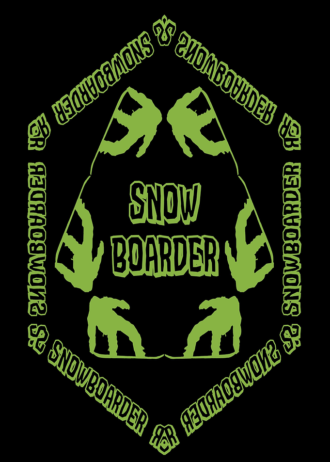 Snowboarder snowboarding