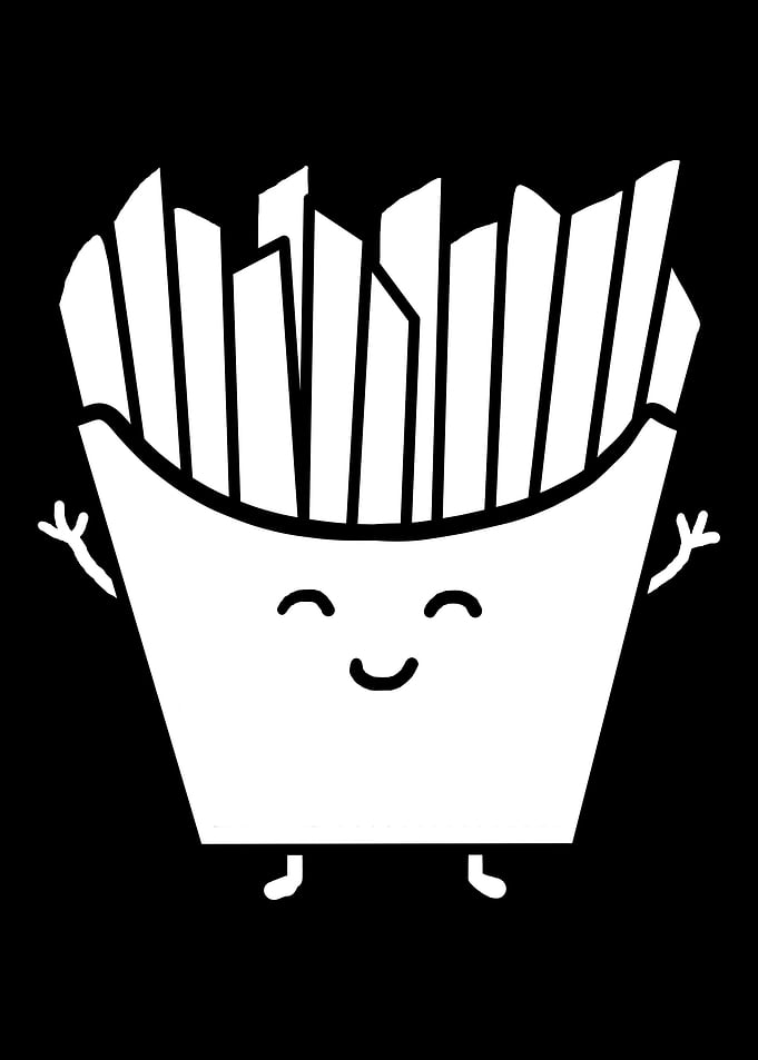 French Fries Kawaii