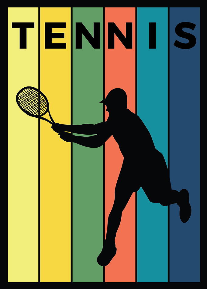 tennis silhouette
