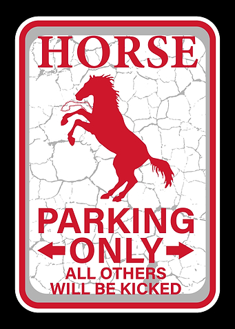 Horse parking only violato