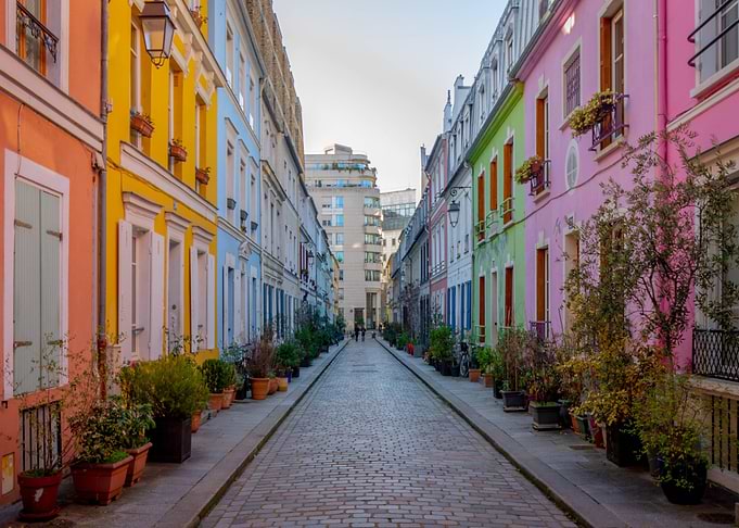 Colorful Paris France