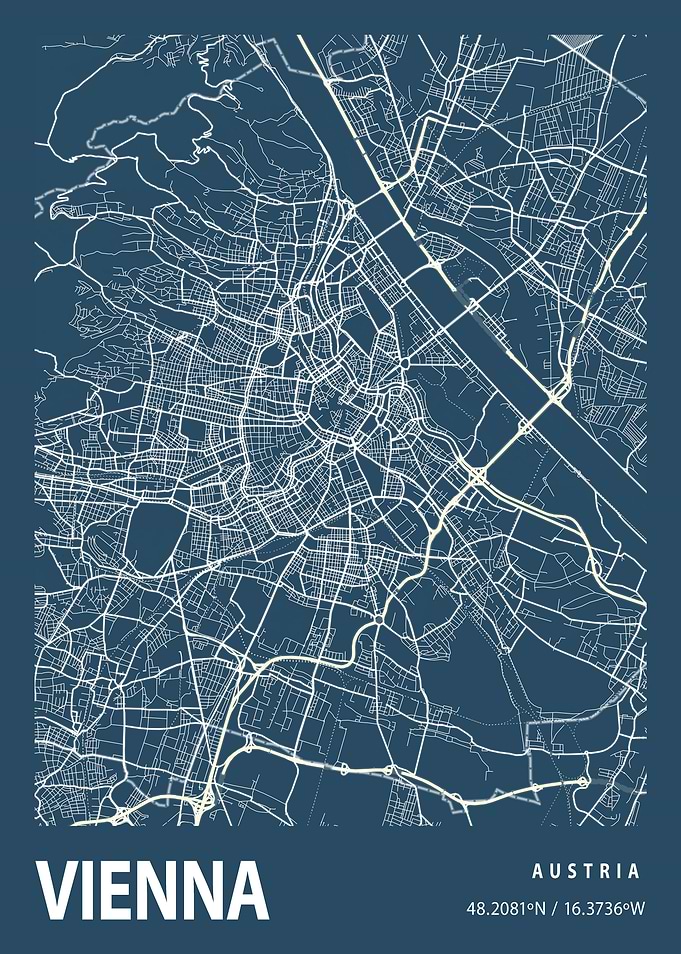 Vienna Blueprint Street