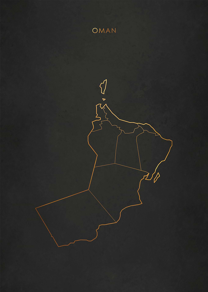 Gold Oman Map