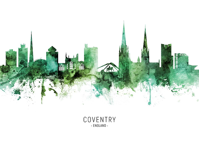 Coventry Skyline England