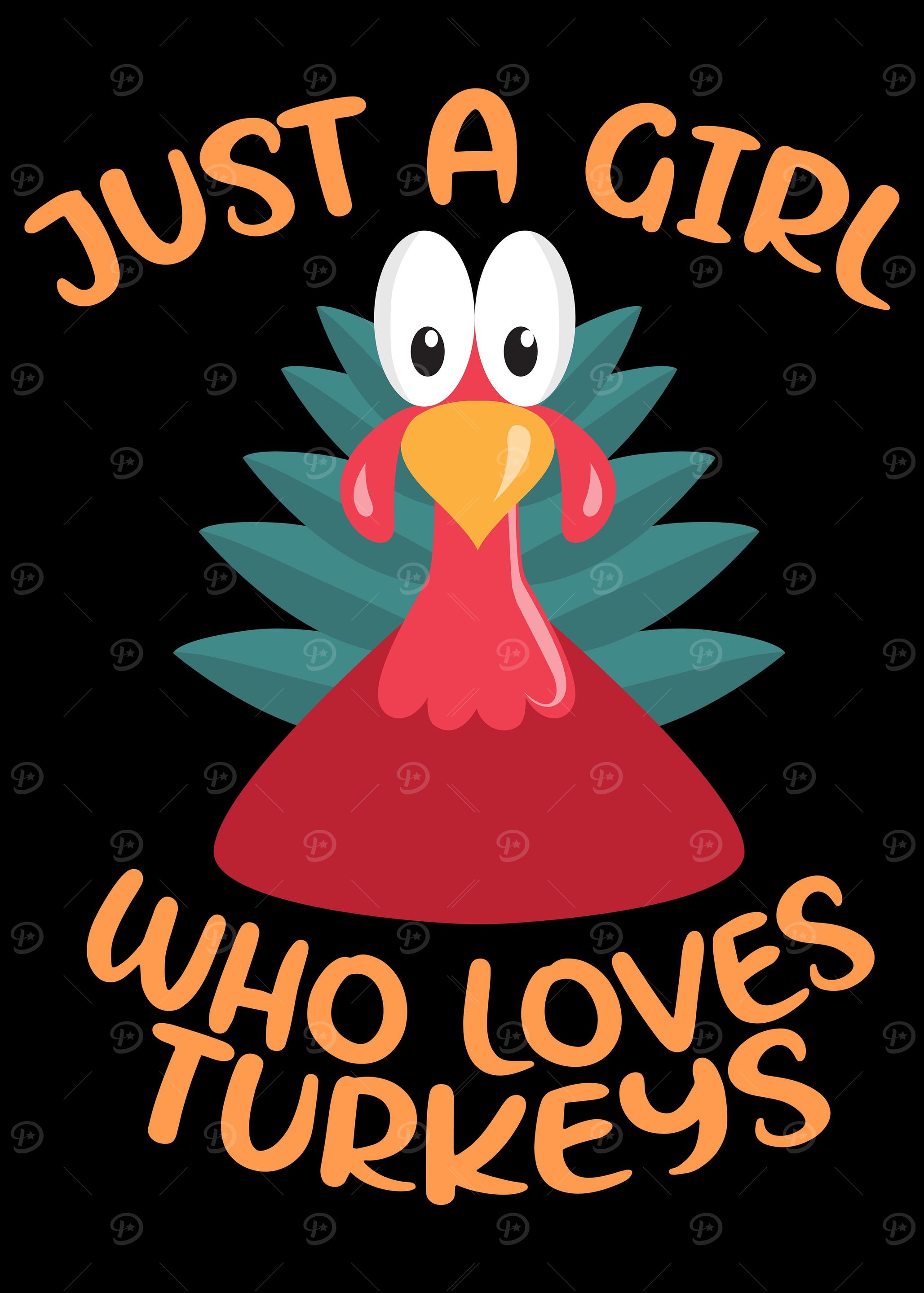 A Girl Who Loves Turkeys