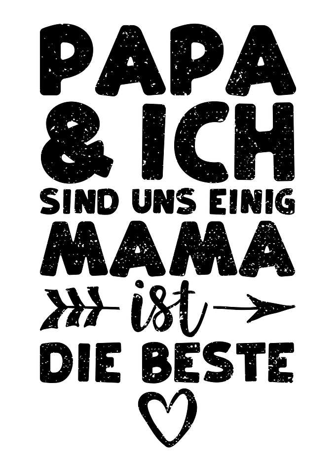 Papa Und Ich Sind Uns Eini