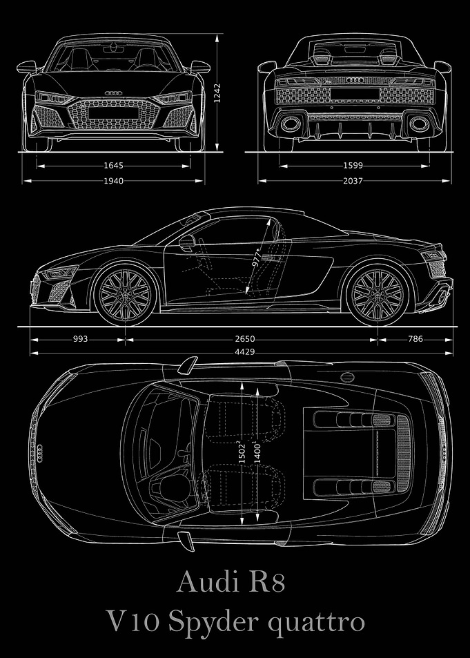 Audi R8 V10 Spyder quattro