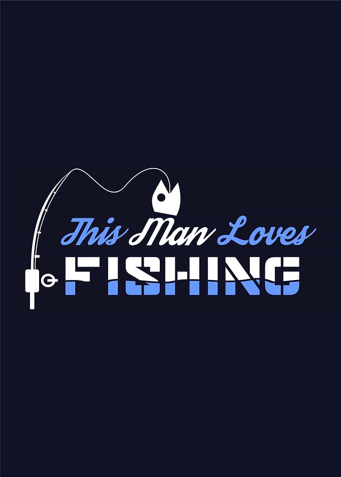 This Man Loves Fishing