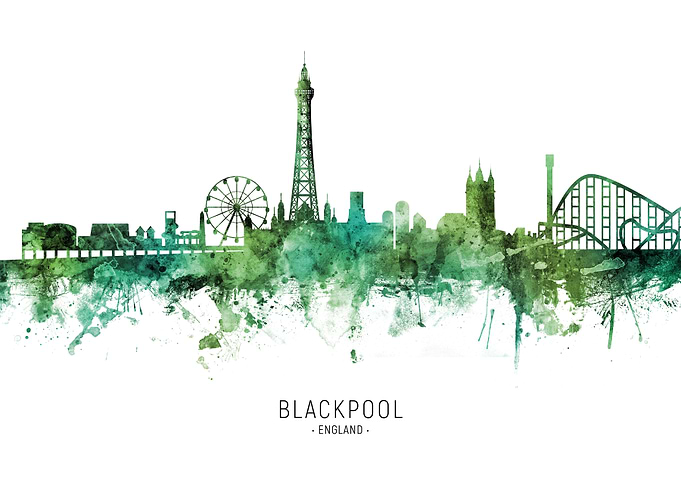 Blackpool Skyline England