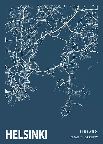 Helsinki Blueprint Street