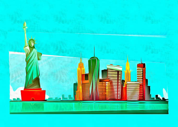 New York City Skyline USA