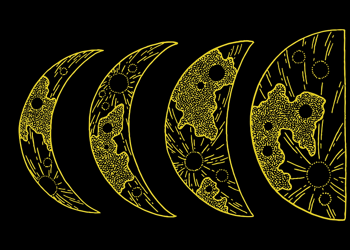 life cycle phases of moon